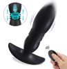 Telescopic Anal Butt Plug Thrusting Vibrator Prostate Massager Dildo for Adult