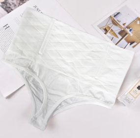 Belly Contracting Underwear Women's Strong Lower Belly Contraction (Option: White-L-Steelless bone)