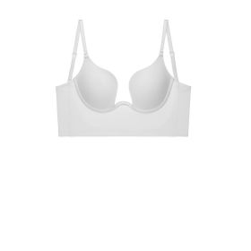 Back Beauty Non-trace Bra Suit (Option: White Single Bra-70B)