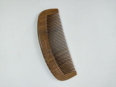 Sandalwood Comb Wooden Hair Comb Green Sandalwood Meridian Wooden Comb (Option: C)