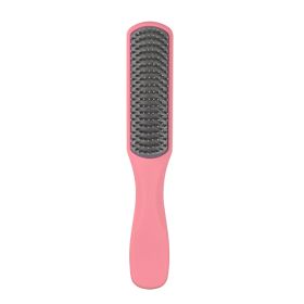 Salon Stylist Nine-Row Comb Head Massage Comb (Color: Pink)