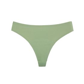 Plus Size Four-layer Leak-proof Menstrual Underwear Seamless (Option: Green-XL)