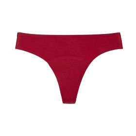 Plus Size Four-layer Leak-proof Menstrual Underwear Seamless (Option: Red-4XL)