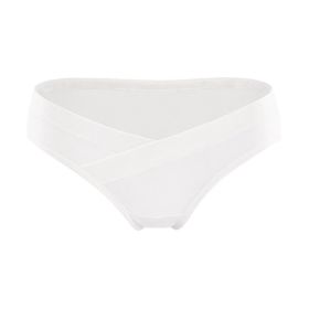 Breathable Pregnant Women During Pregnancy Low Waist Panties (Option: White-M)