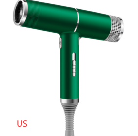 New Concept Hair Dryer Household Hair Dryer (Option: Green-US-Color box)