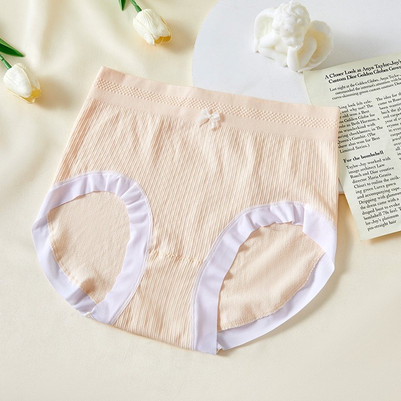 High Waist Bow Traceless Lace Briefs High Waist Bow Traceless Lace Briefs