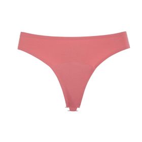 Plus Size Four-layer Leak-proof Menstrual Underwear Seamless (Option: Pink-4XL)