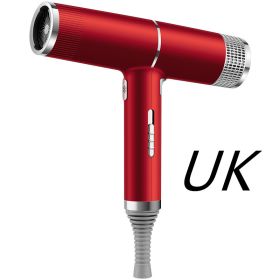 New Concept Hair Dryer Household Hair Dryer (Option: Red-UK-Color box)