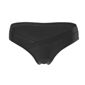 Breathable Pregnant Women During Pregnancy Low Waist Panties (Option: Black-M)