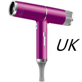 New Concept Hair Dryer Household Hair Dryer (Option: Purple-UK-Color box)