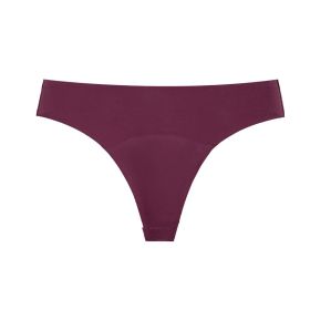 Plus Size Four-layer Leak-proof Menstrual Underwear Seamless (Option: Purple-3XL)