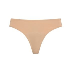 Plus Size Four-layer Leak-proof Menstrual Underwear Seamless (Option: Skin Color-XL)