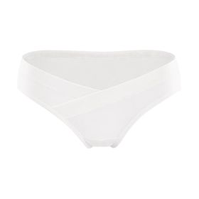 Breathable Pregnant Women During Pregnancy Low Waist Panties (Option: White-XL)